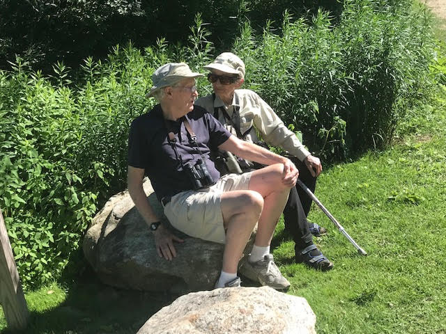 Ida Giriunas, birding matriarch, in the field